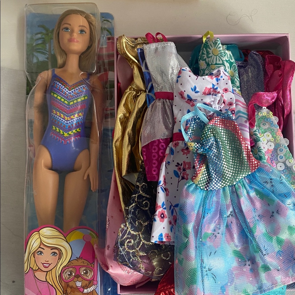 Barbie Doll and Clothes
